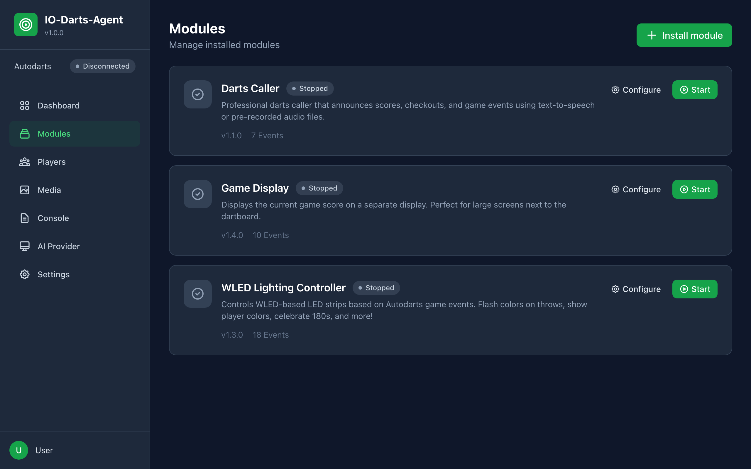 Module-Liste